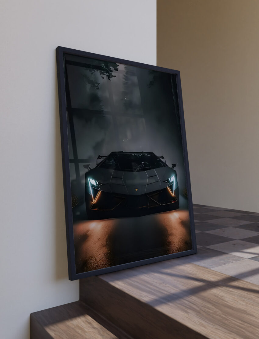 Black Lamborghini Fog - Afbeelding 4