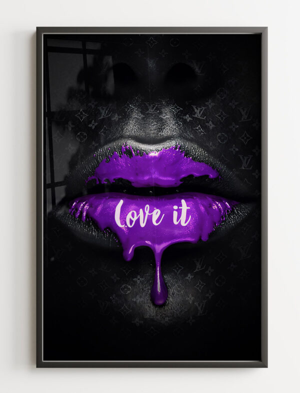 Louis Vuitton - Purple Lips