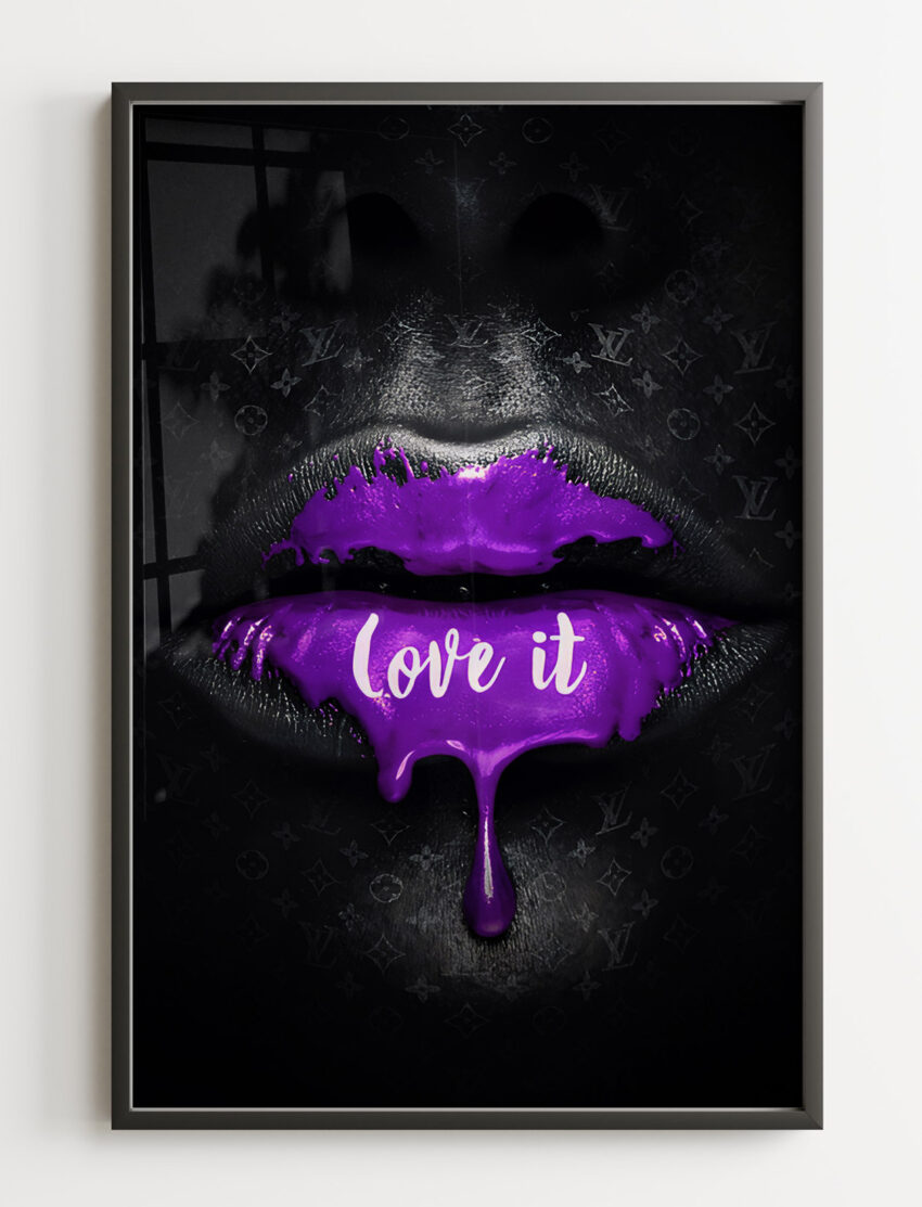 Louis Vuitton - Purple Lips