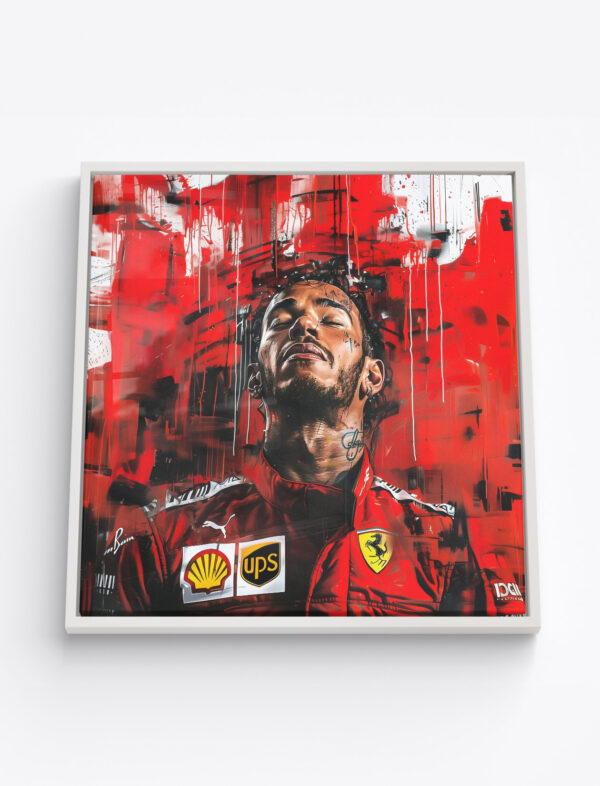 Lewis Hamilton Ferrari Basquiat #2