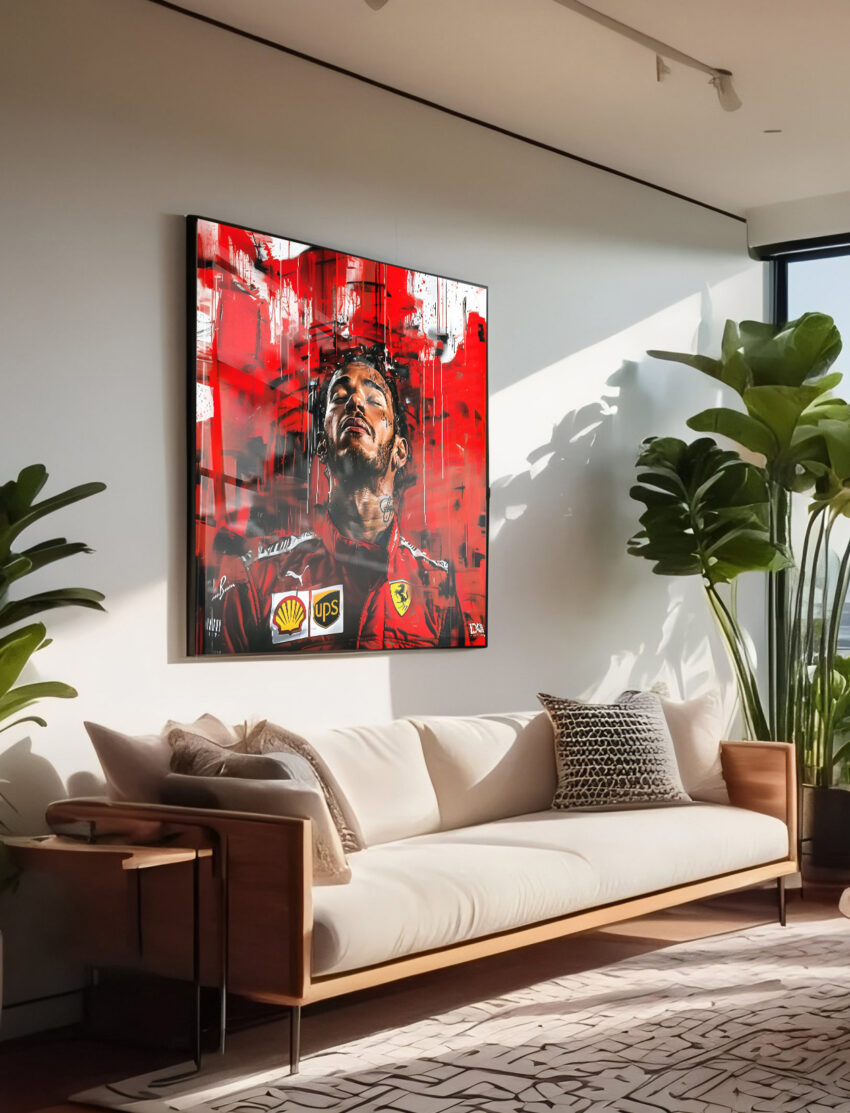 Lewis Hamilton Ferrari Basquiat #2 - Afbeelding 6