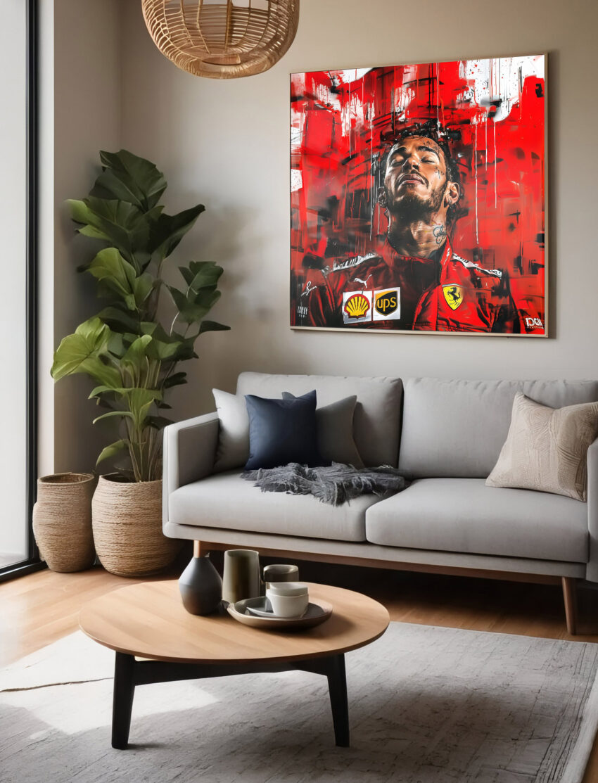 Lewis Hamilton Ferrari Basquiat #2 - Afbeelding 2