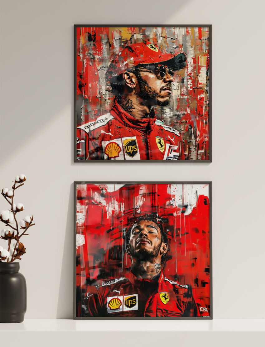Lewis Hamilton Ferrari Basquiat #2 - Afbeelding 3