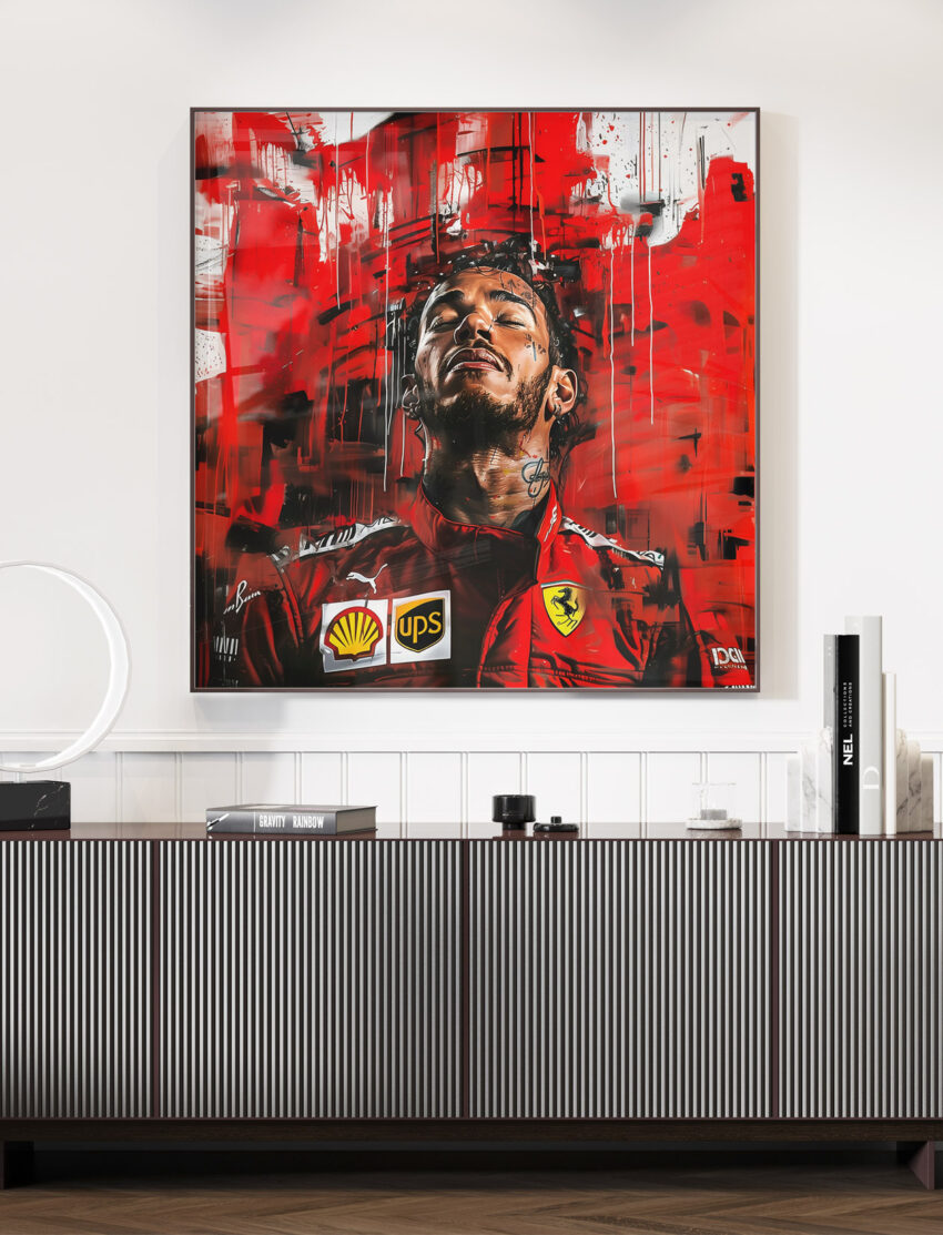 Lewis Hamilton Ferrari Basquiat #2 - Afbeelding 5