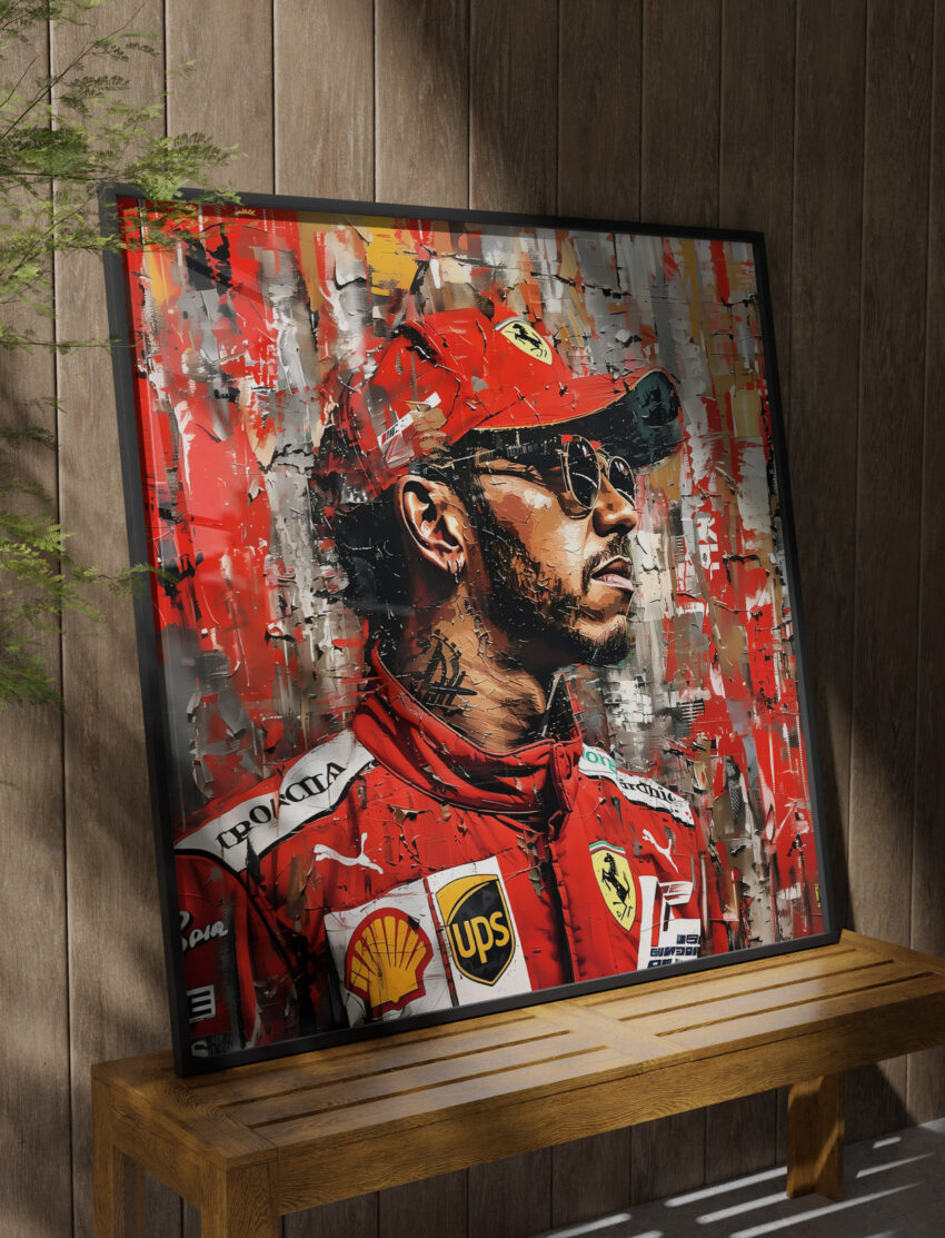 Lewis Hamilton Ferrari Basquiat - Afbeelding 5