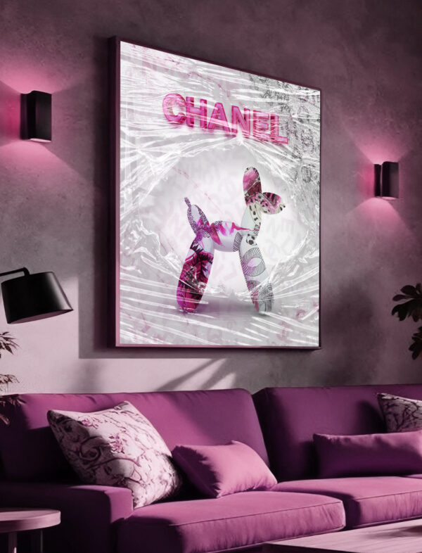 wallr balloondog Chanel mockup5