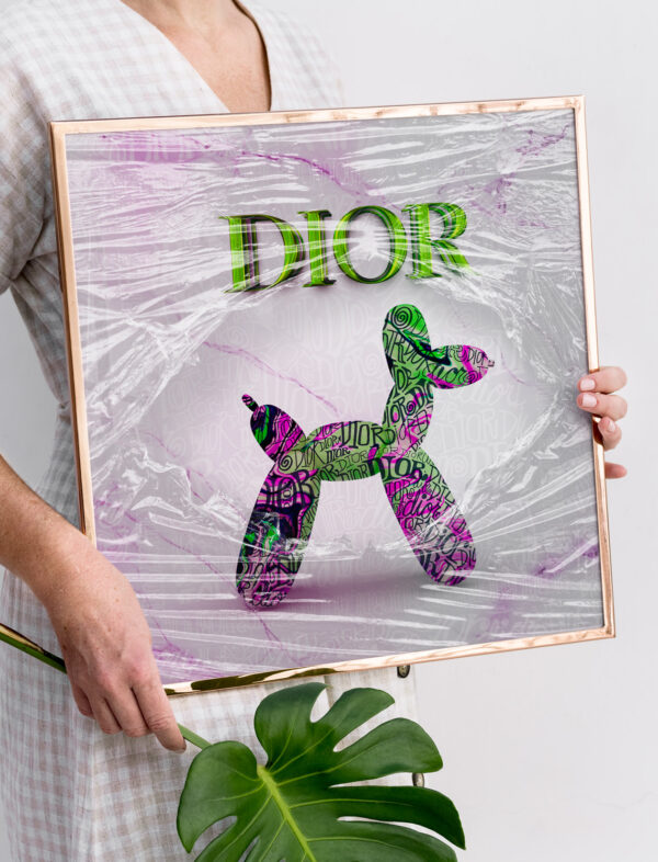 wallr balloondog Dior mockup5