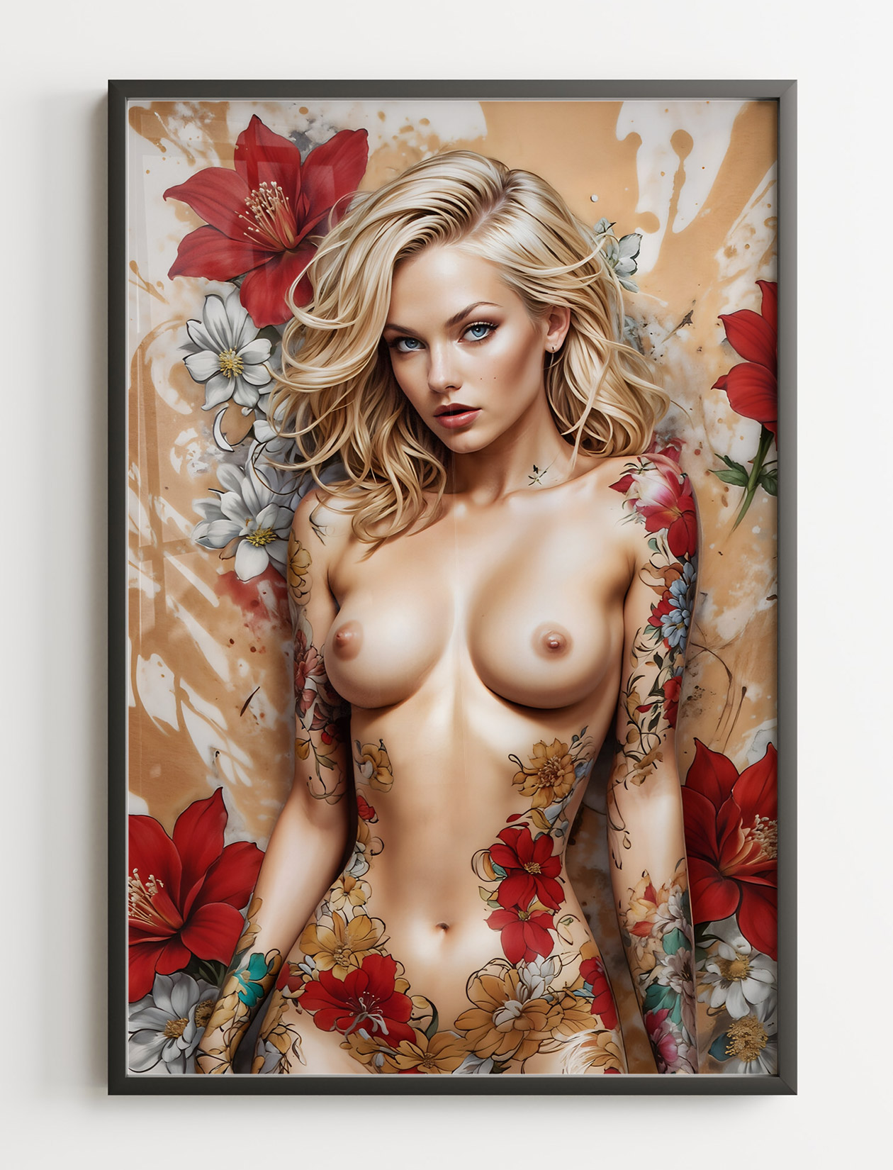 wallr-blondeflowertatoowoman_mockup