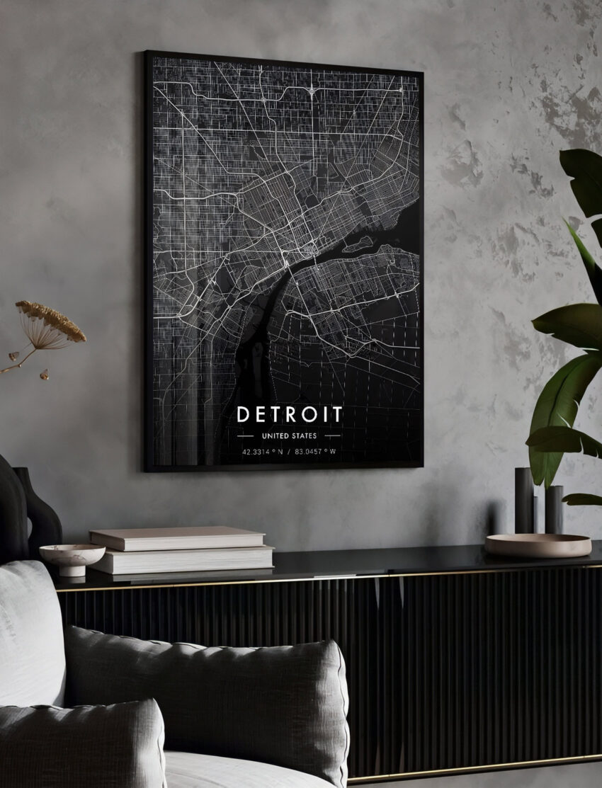 Citymap Detroit - Afbeelding 6