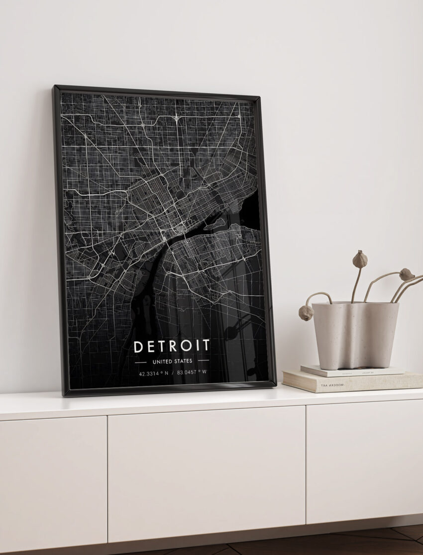 Citymap Detroit - Afbeelding 4