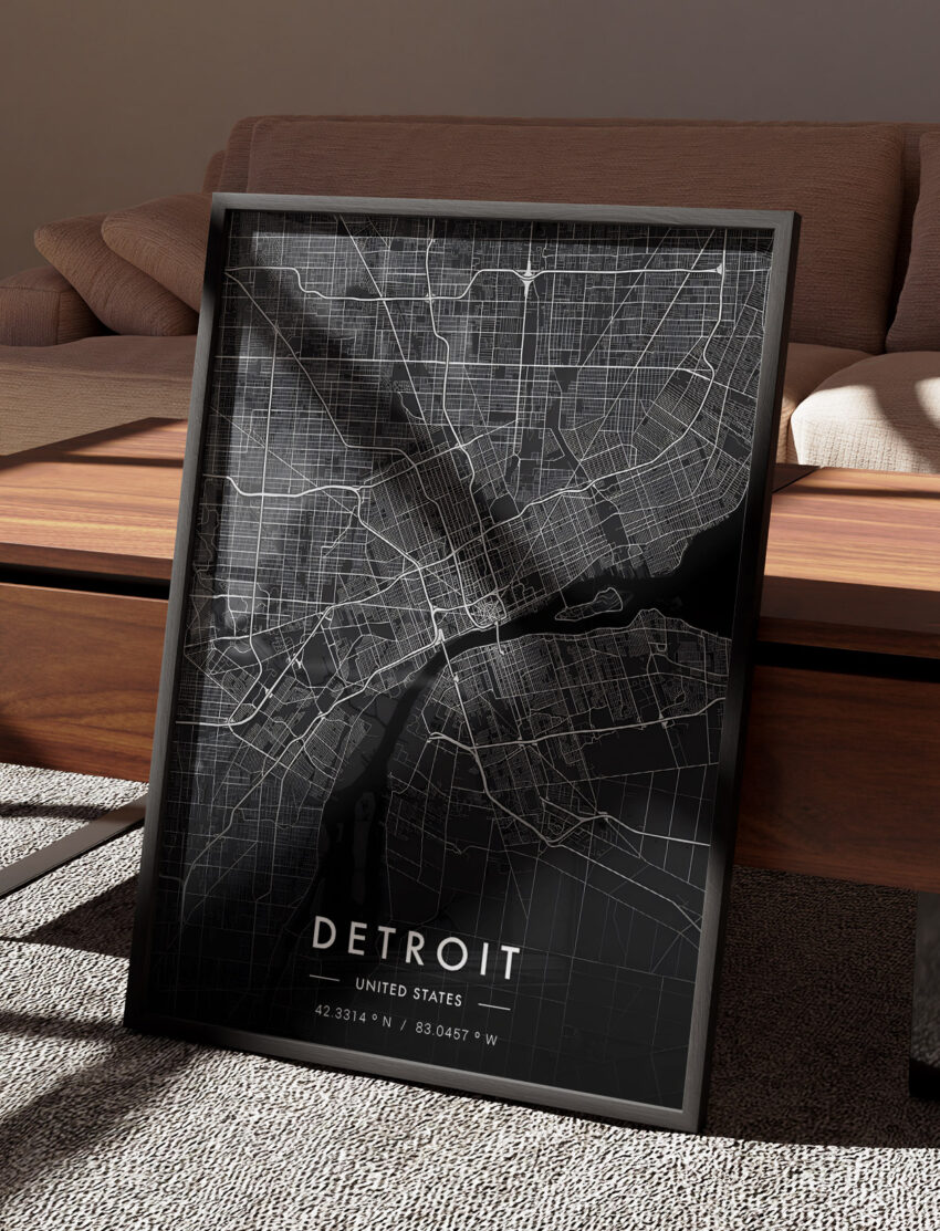 Citymap Detroit - Afbeelding 3