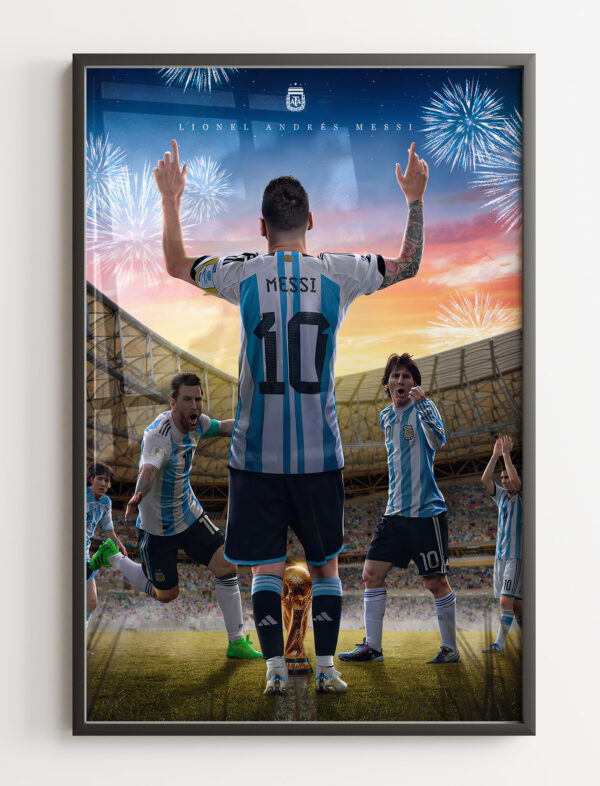 Lionel Messi Champion Argentina