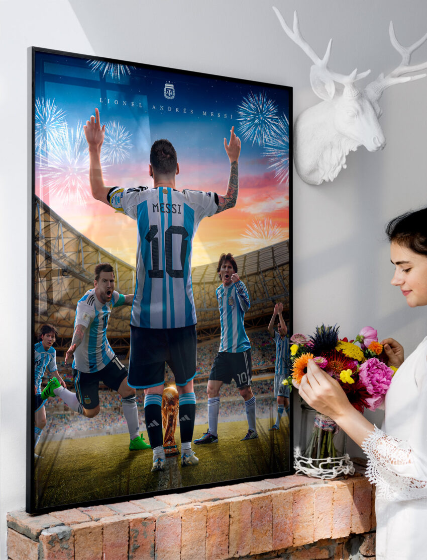 Lionel Messi Champion Argentina - Afbeelding 6