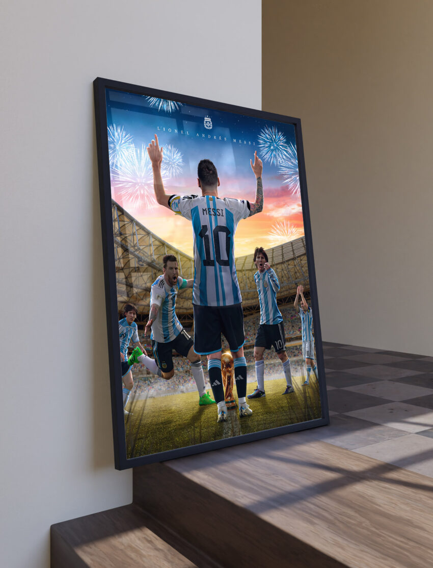 Lionel Messi Champion Argentina - Afbeelding 2