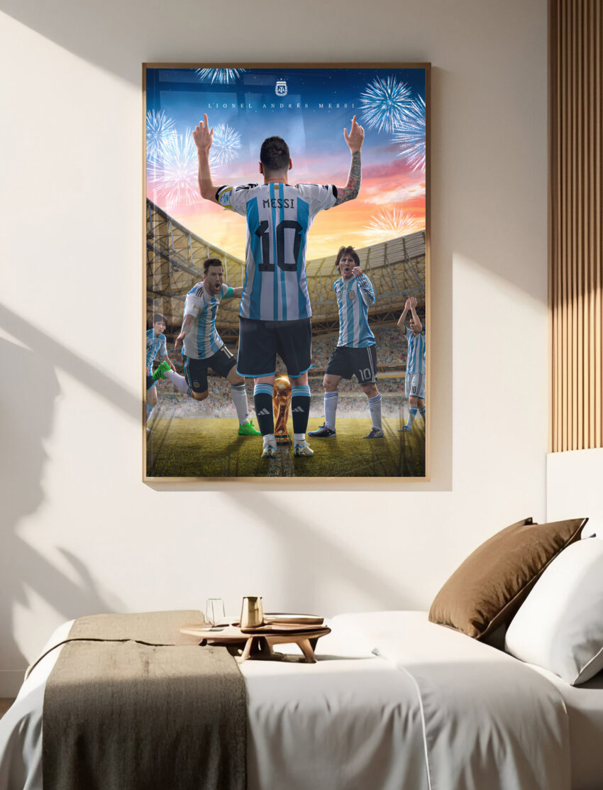 Lionel Messi Champion Argentina - Afbeelding 4