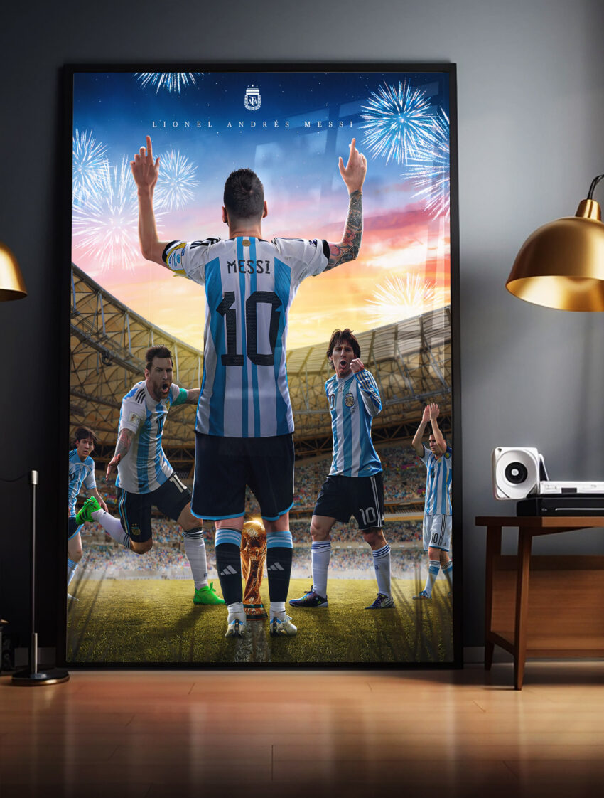 Lionel Messi Champion Argentina - Afbeelding 3