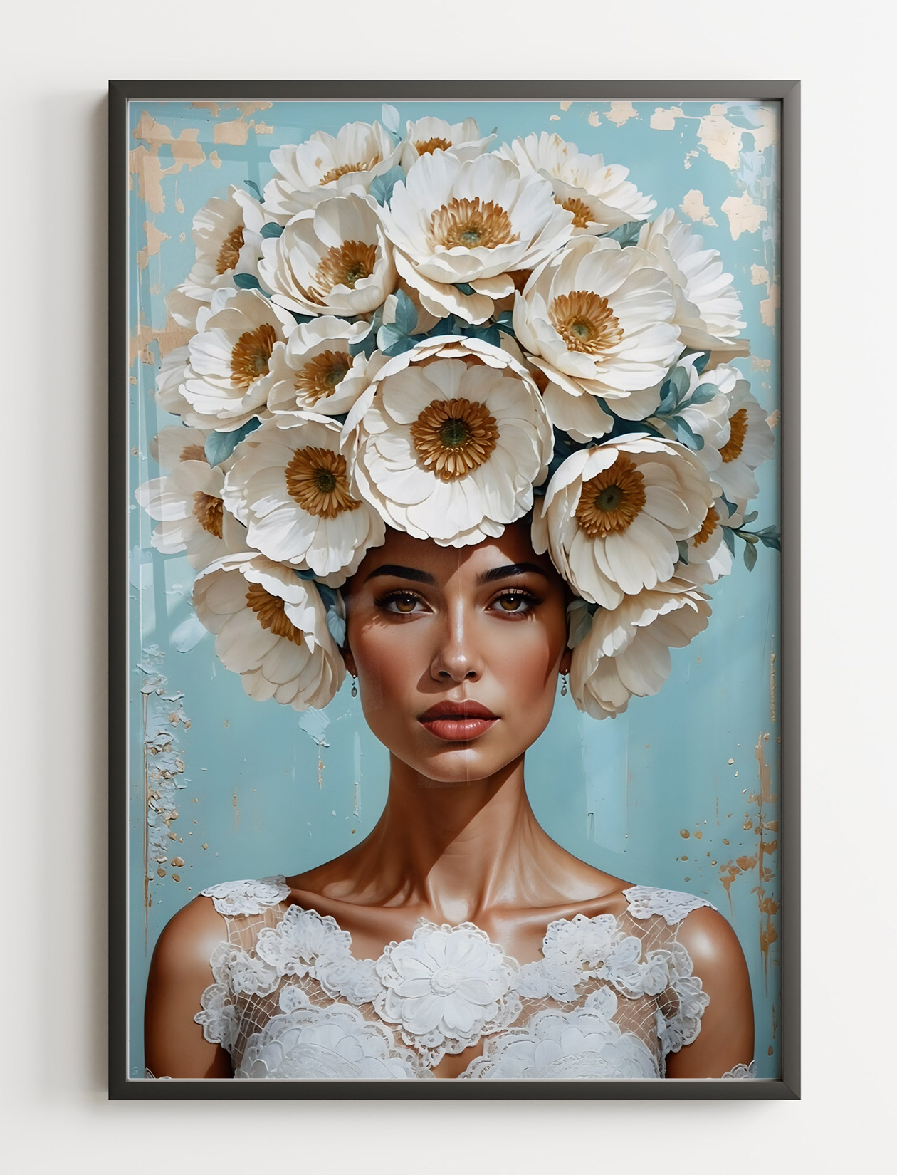 wallr-whitewomanflowershead_mockup
